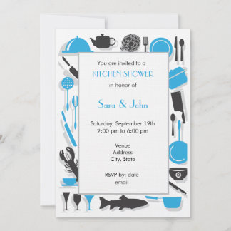 Invitaciones de ducha de parejas - Cocina