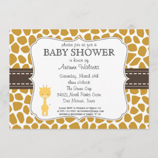 Invitaciones de encargo de Baby Shower de la
