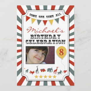 Invitaciones de encargo de la fiesta de cumpleaños