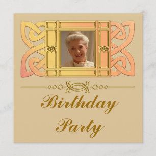 Invitaciones de encargo de la fiesta de cumpleaños