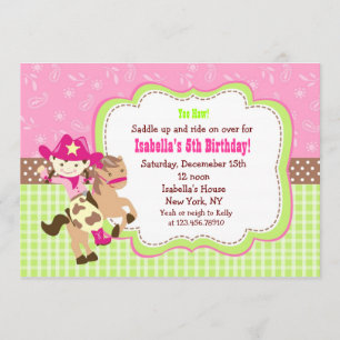 Invitaciones de encargo de la fiesta de cumpleaños