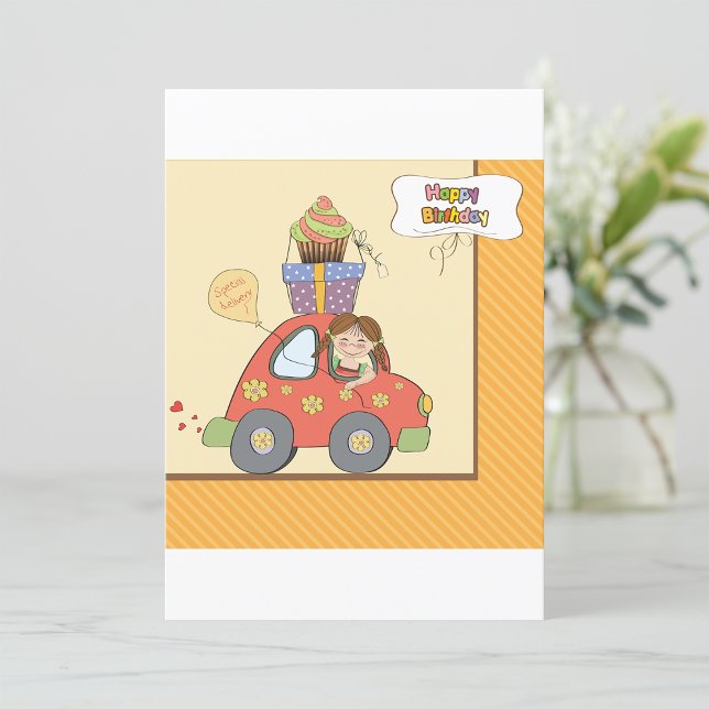 Invitaciones de entrega de cumpleaños feliz (Subido por el creador)