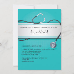 Invitaciones de estetoscopio