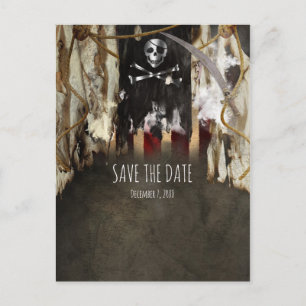 Invitaciones de fiesta con tema de pirata, guarde 