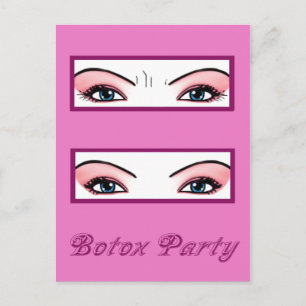 Invitaciones de Fiesta de Botox