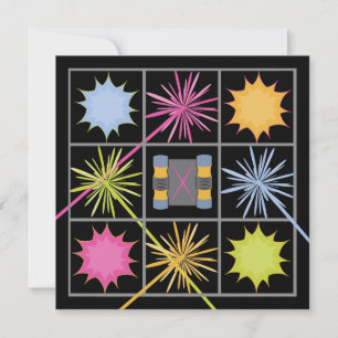 Invitaciones de fiesta de cumpleaños con etiqueta