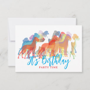 invitaciones de fiesta de cumpleaños Gran Danés