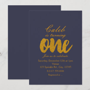 Invitaciones de fiesta de cumpleaños número uno do