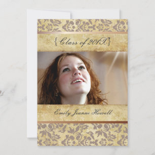 Invitaciones de fiesta de graduación de Damasco vi