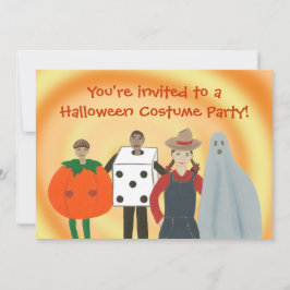 Invitaciones de fiesta de Halloween para niños con