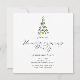 Invitaciones de Fiesta de Inauguración Minimalista
