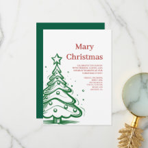 invitaciones de fiesta de Navidad
