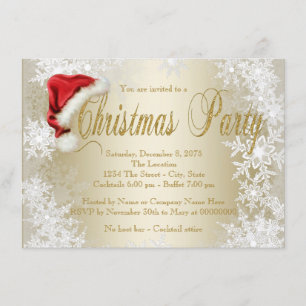 Invitaciones de fiesta de Navidad corporativas con