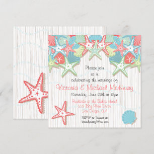 Invitaciones de fiesta de recepción de boda despué
