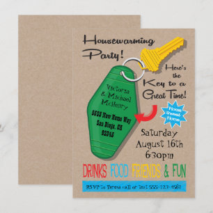 Invitaciones de fiesta de retro para el calentamie