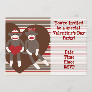 Invitaciones de fiesta del Día de San Valentín de