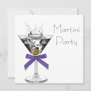 Invitaciones de fiesta para Martini Morado en Copa