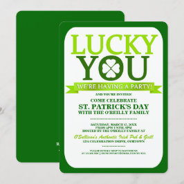 Invitaciones de fiesta por el Día de los Patrocina