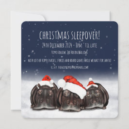 Invitaciones de Fiesta/Sleepover de Navidades pers