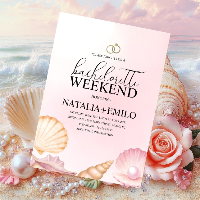 Invitaciones de fin de semana de conchas de mar pa (Subido por el creador)