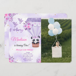 Invitaciones de foto de Air Ballon