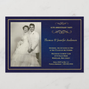 Invitaciones de foto de aniversario de bodas - 60,