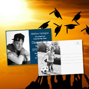 Invitaciones de foto de graduación de la escuela s