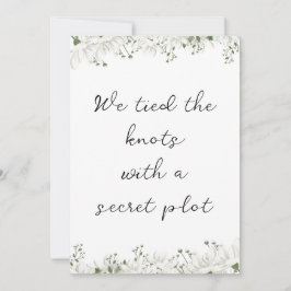 invitaciones de fugas de recién casados modernos