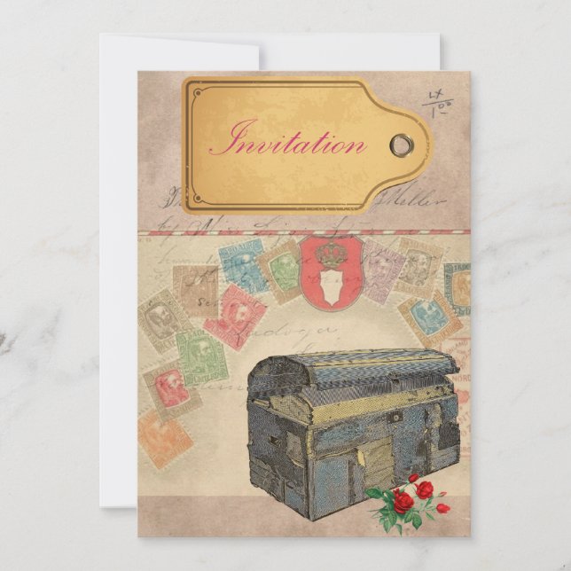 Invitaciones de Funda de viajes (Anverso)