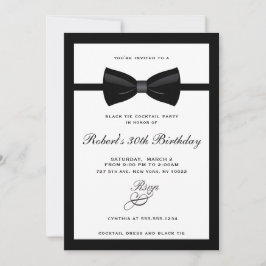 Invitaciones de gala para fiestas de cóctel