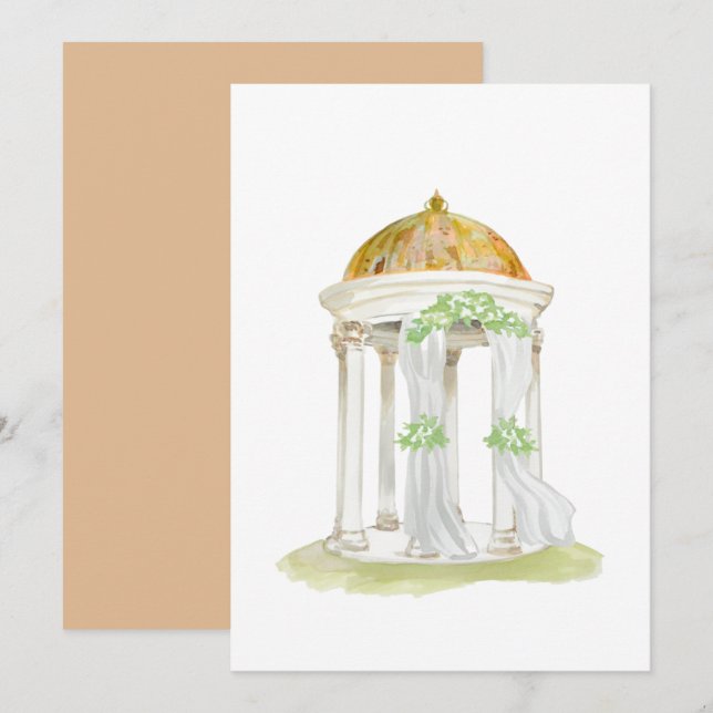 Invitaciones de Gazebo (Anverso / Reverso)