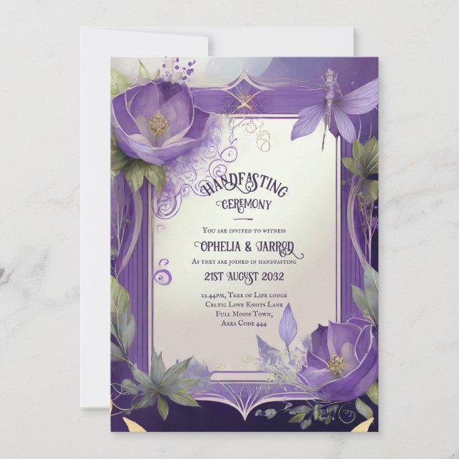 INVITACIONES DE GESTIÓN PURPLE GOLD ETHEREAL