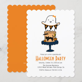 Invitaciones de Ghost Halloween