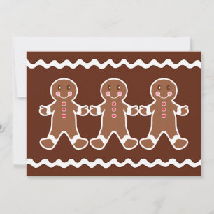 Invitaciones de Gingerbread Boy