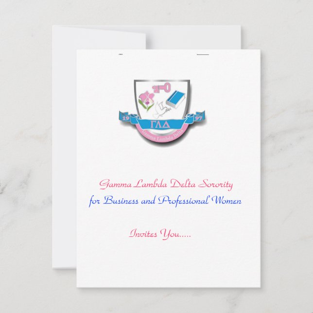 Invitaciones de GLD (Anverso)