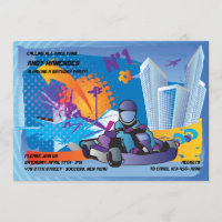 Invitaciones de GoKart