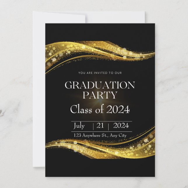 Invitaciones de graduación (Anverso)