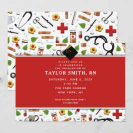 Invitaciones de graduación de enfermería