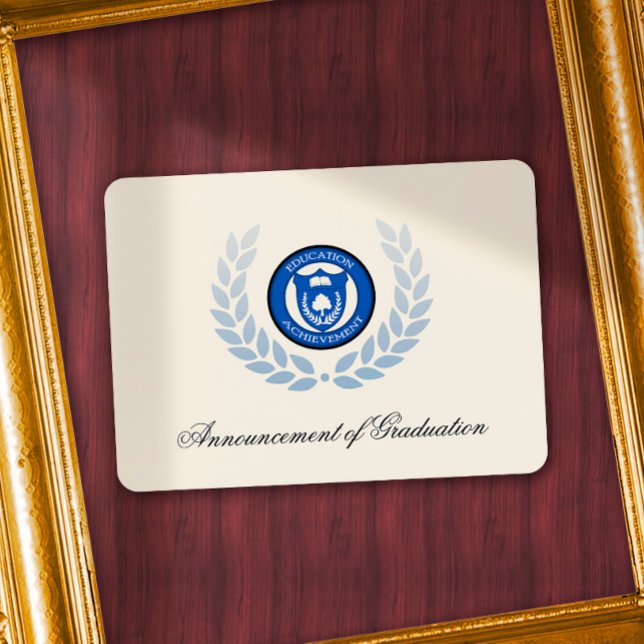 Invitaciones de graduación de la escuela de logoti (Subido por el creador)