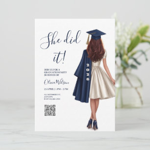 invitaciones de graduación ella lo hizo,Graduación