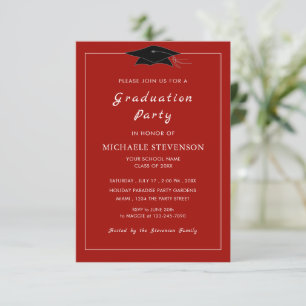Invitaciones de Graduación Personalizadas de Diseñ