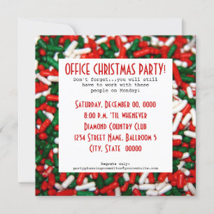 Invitaciones de grupos de Navidades de Office
