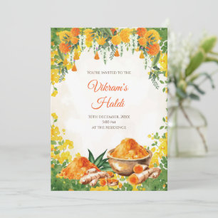 invitaciones de Haldi como invitación de Haldi inv