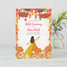 invitaciones de Haldi y invitaciones de Haldi Boda