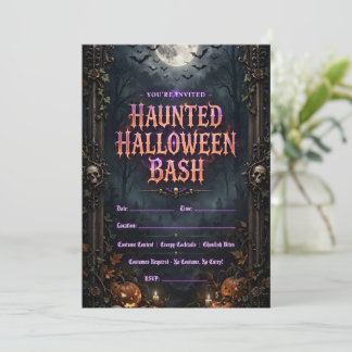 invitaciones de Halloween