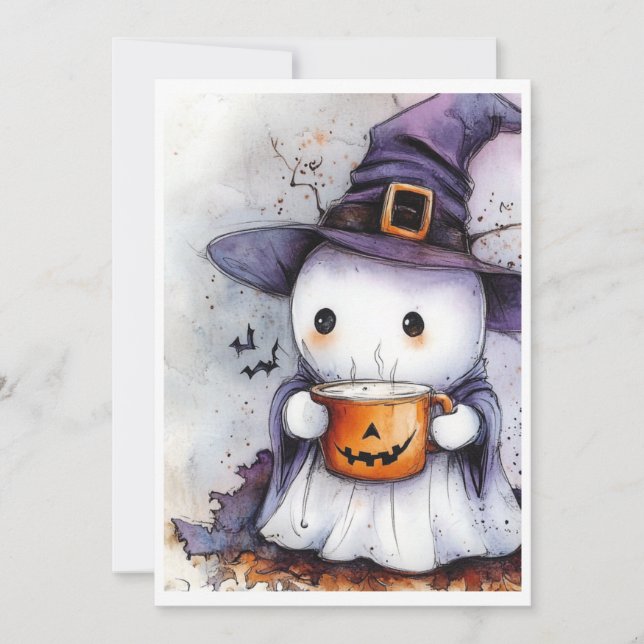 Invitaciones de Halloween (Anverso)