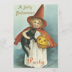 Invitaciones de Halloween antiguas