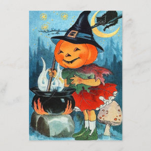 Invitaciones de Halloween de la calabaza del