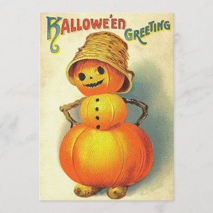 Invitaciones de Halloween del vintage