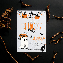Invitaciones de Halloween hechas por personalizado